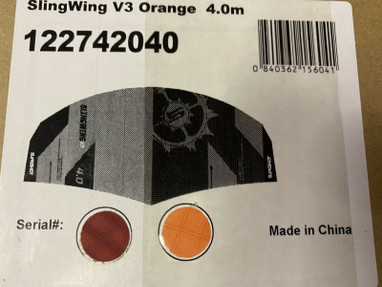 Slingshot SlingWing V3 / 4M / 5,5M 5qm aus 2025 Bild nr. 1