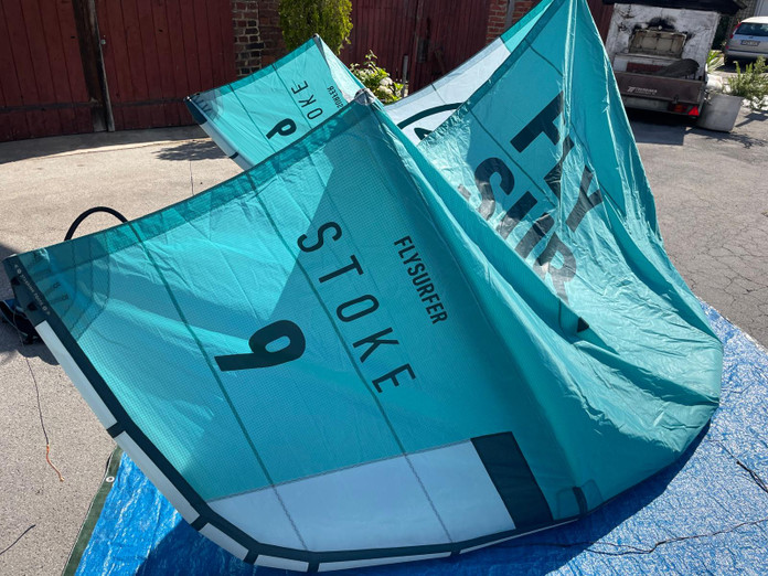 Flysurfer Stoke 3 inkl. Force 2 Control Bar 9qm aus 2024 Bild nr. 0